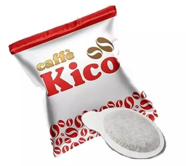 150 Cialde Caffè Kico ESE-44 mm Compostabile Miscela Red Rossa