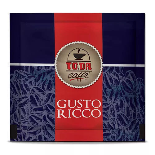 150 Cialde Caffè TODA MISCELA GUSTO RICCO filtro carta Ese44 mm espresso cremoso
